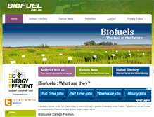 Tablet Screenshot of biofuel.org.uk